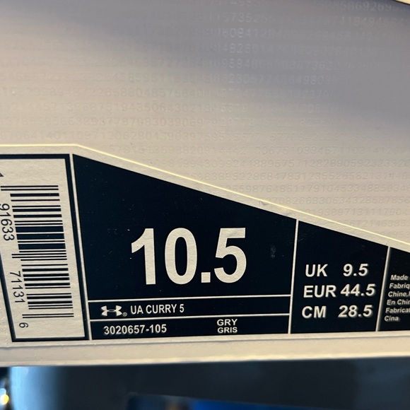 Stephen Curry 5 Under Armour Size 10.5 - Picture 3 of 6